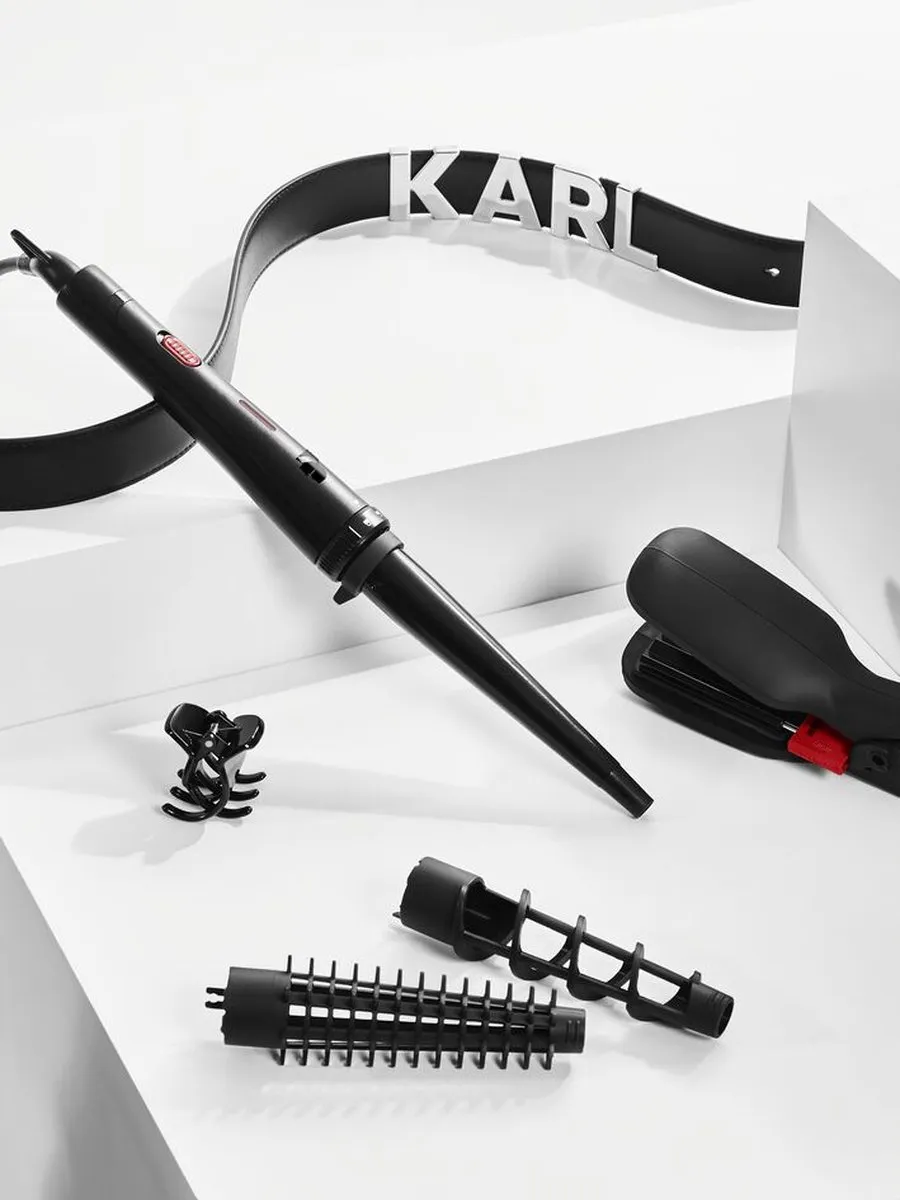 Rowenta x KARL LAGERFELD Infinite CF422L Multistyler - 9-in-1 - Zwart/Rose