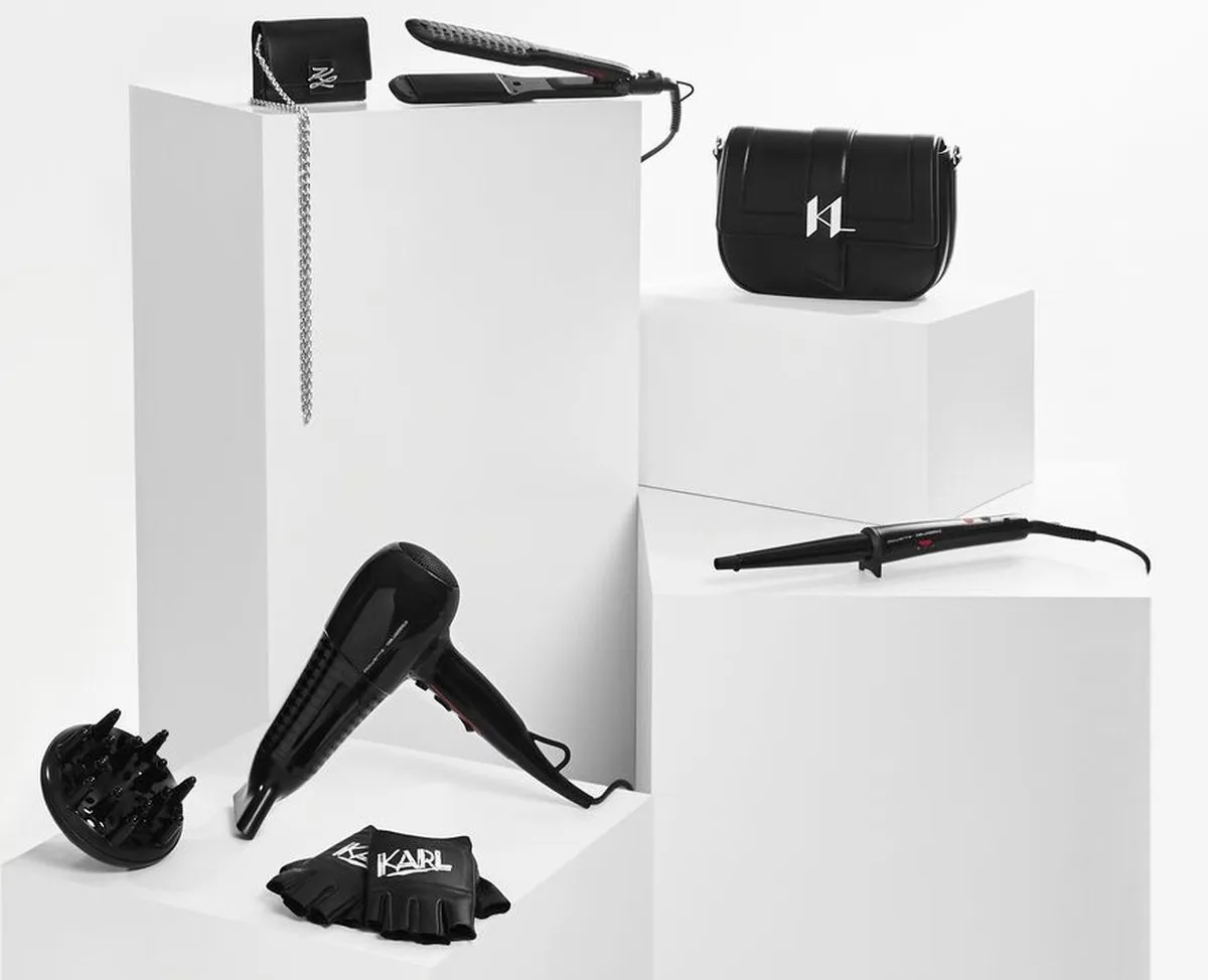 Rowenta x KARL LAGERFELD Infinite CF422L Multistyler - 9-in-1 - Zwart/Rose