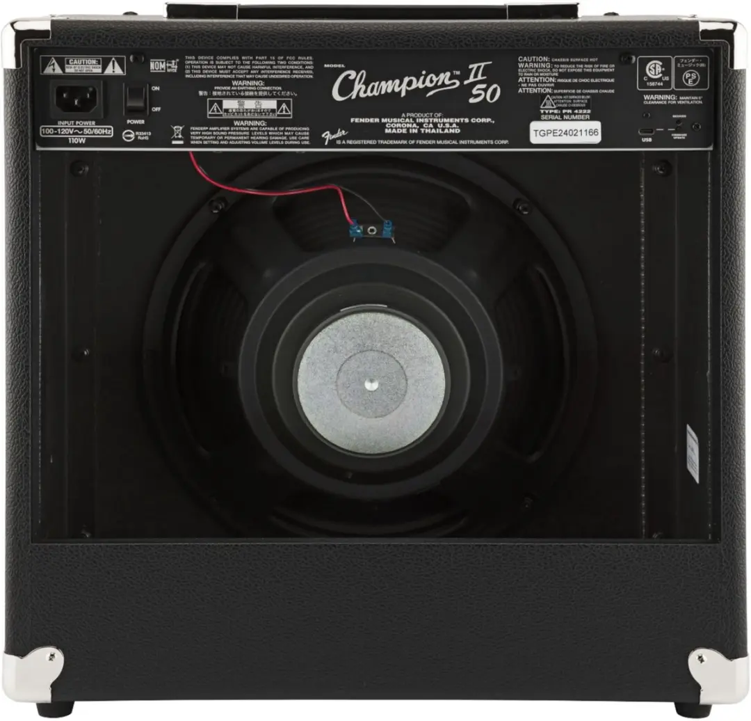 Fender Champion II 50 Gitaarversterker - Zwart