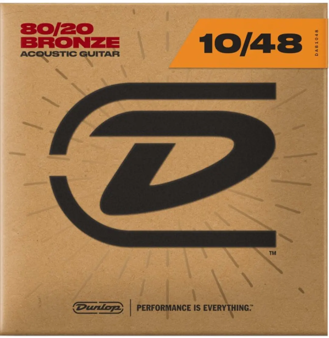 Dunlop Acoustic Strings 10-48 - 6 Stuks - Bronze