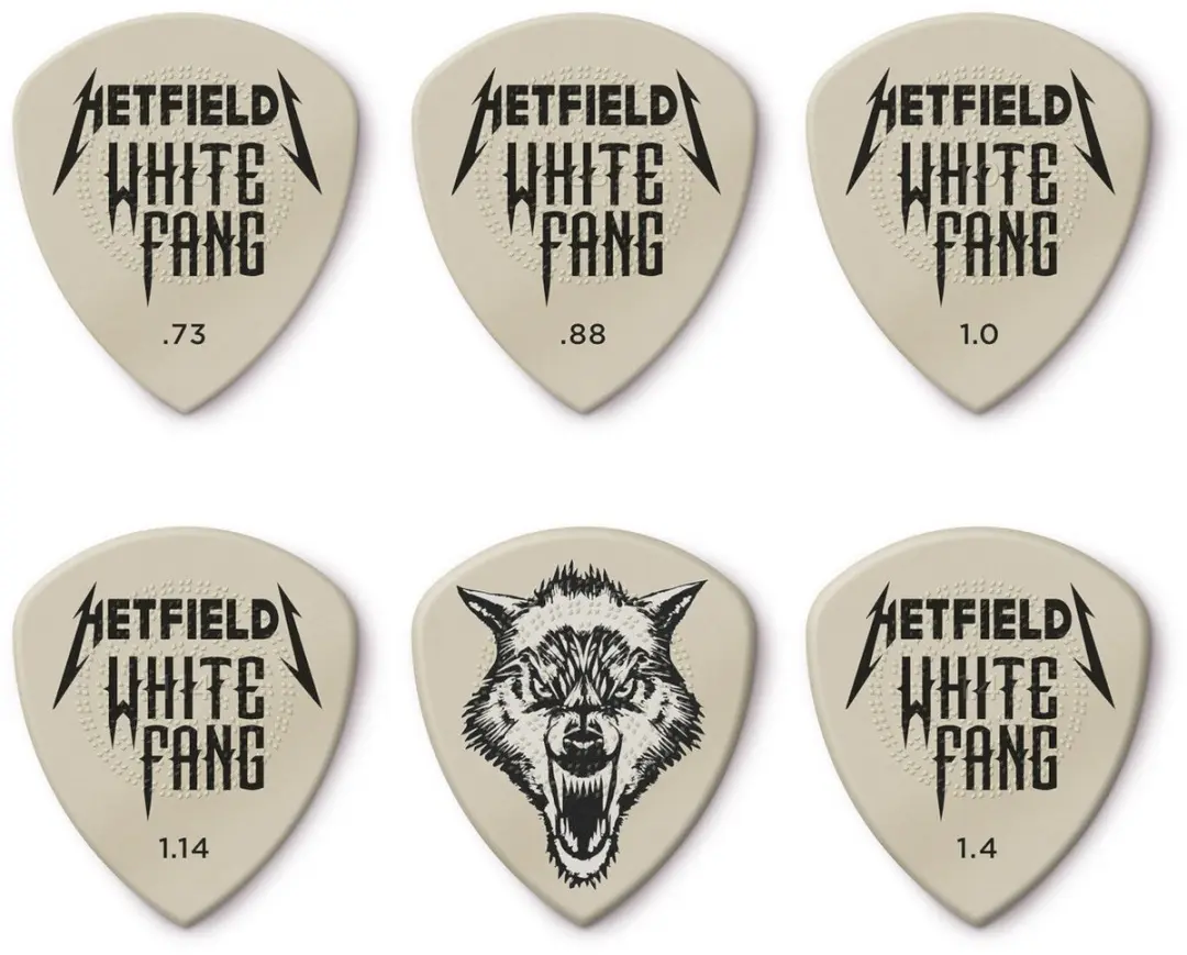 Dunlop Hetfield White Fang Variety Pack - Custom Flow Picks - 6 Stuks