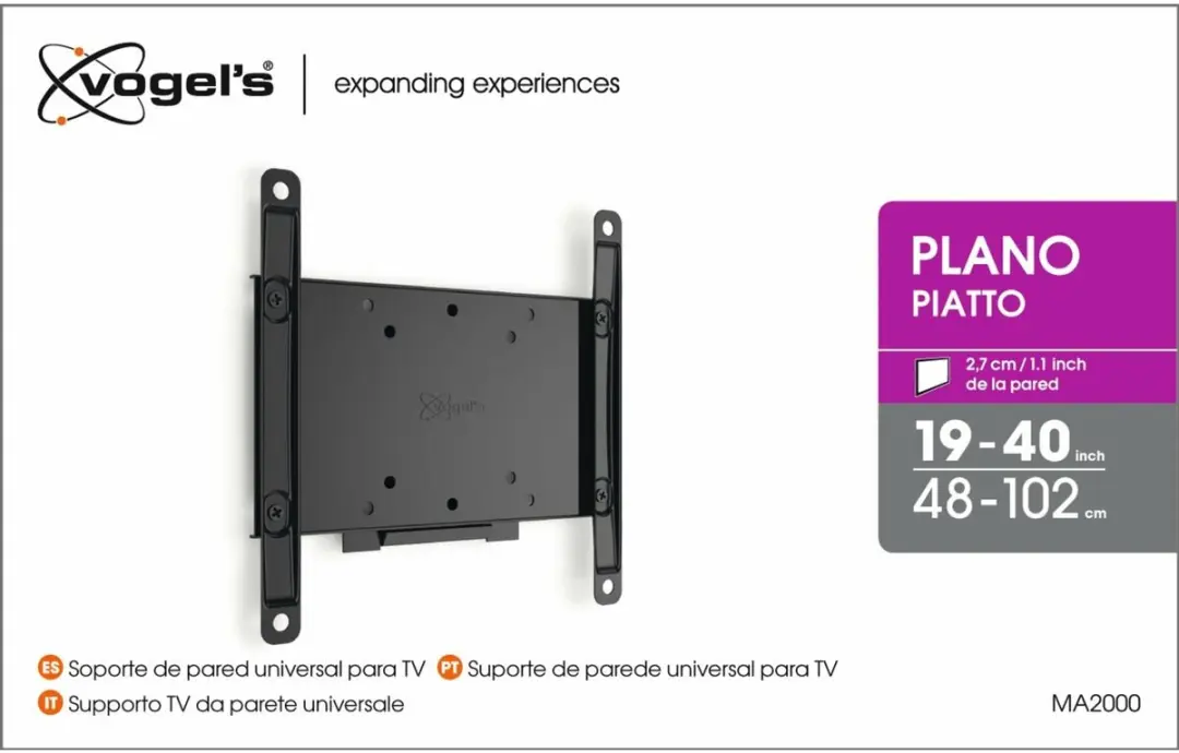 Vogel's MA2000 TV Wandbeugel 43" - Zwart