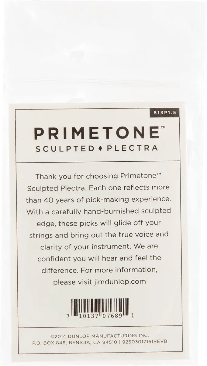 Dunlop Jim Dunlop Primetone Plectrum Large Tri 1.50mm - 3 Stuks