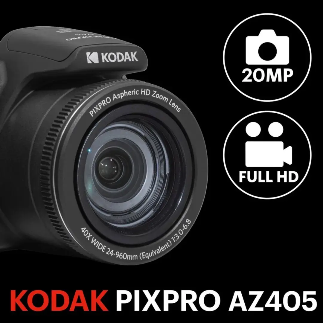 Kodak Pixpro AZ405 Compactcamera - Zwart