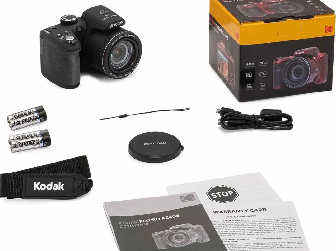 Kodak Pixpro AZ405 Compactcamera - Zwart - afbeelding 6 van 6