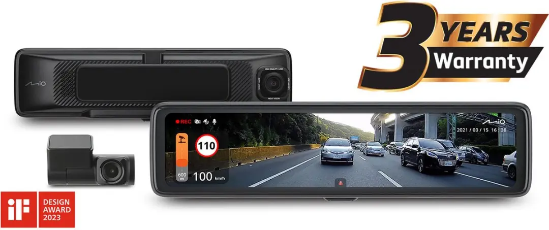 Mio MiVue R850T Spiegel Dashcam