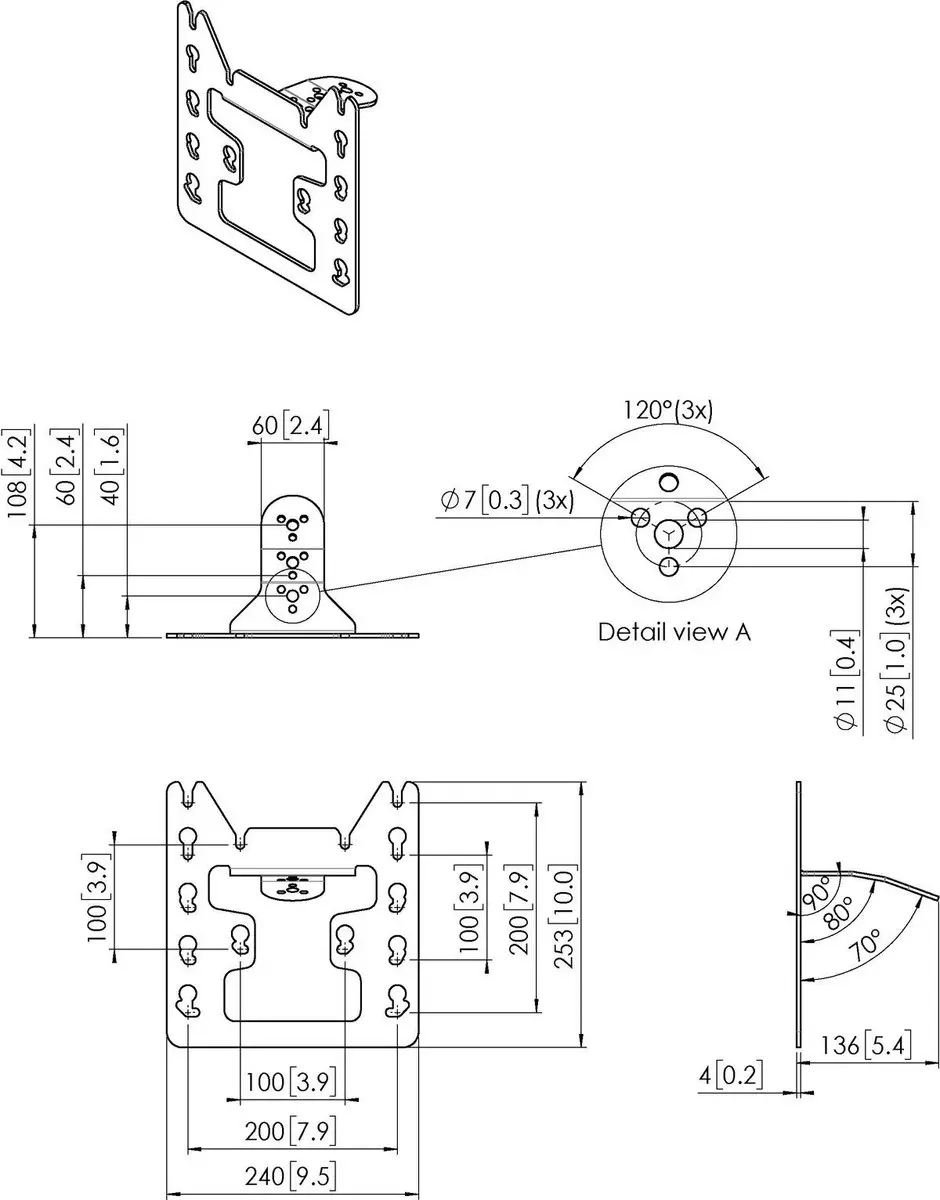 Vogel's PFI 3045 Display Interface