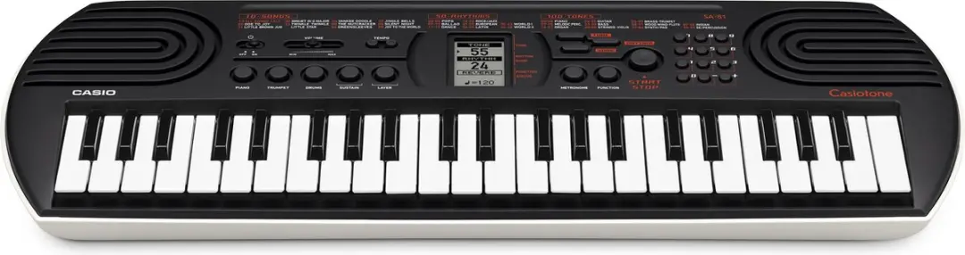 Casio SA-81 Keyboard - 44 Toetsen - Zwart/Grijs