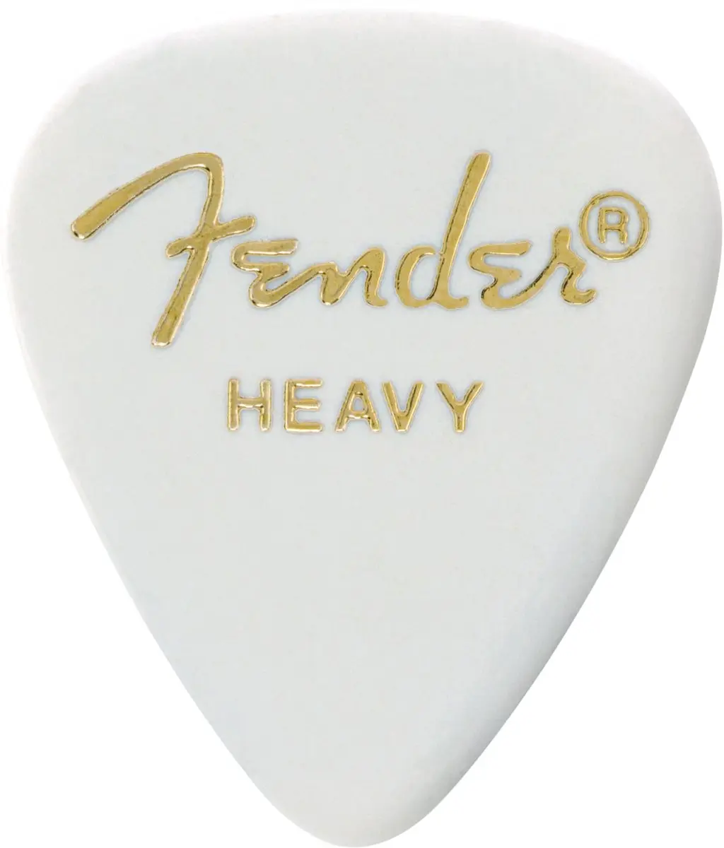 Fender Premium Picks 351 Extra Zwaar Wit