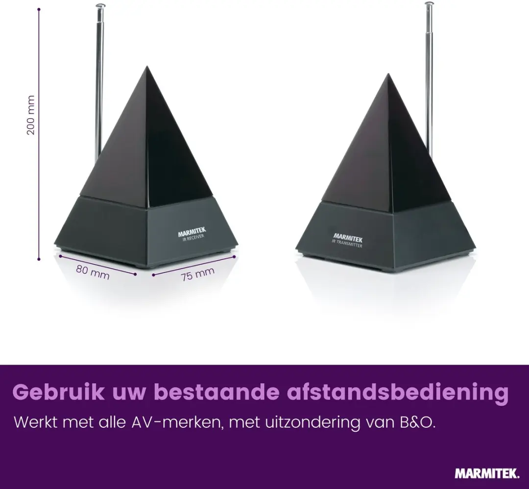 Marmitek Powermid XL 25008900 Draadloze Infrarood Verlenger - o.a. Samsung
