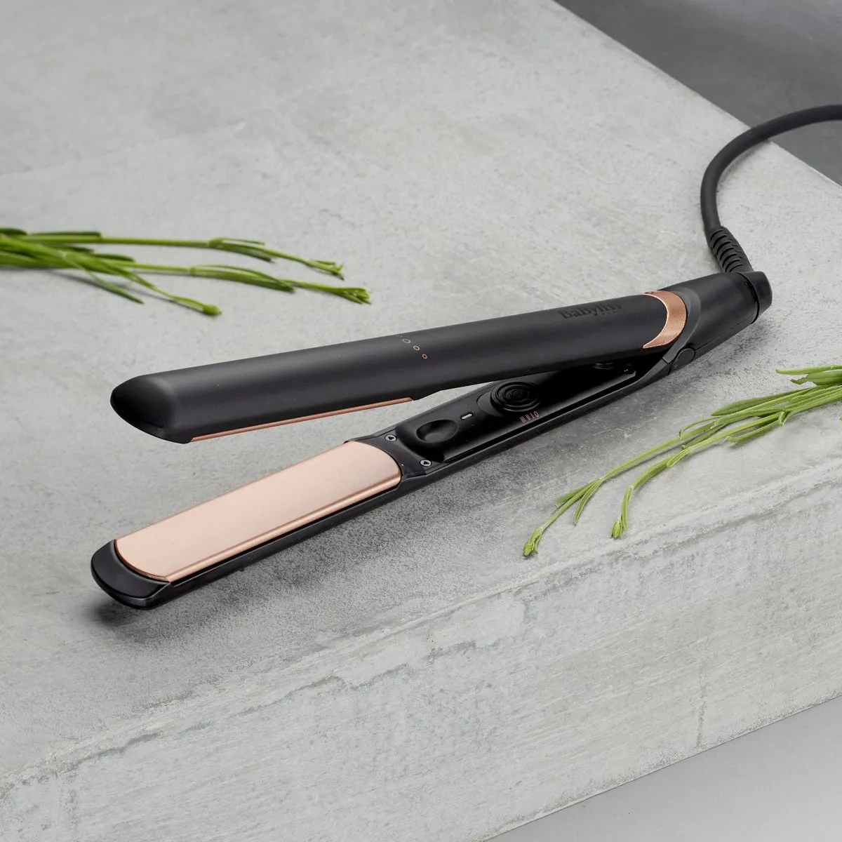 Babyliss ST598E Stijltang - 3 standen - Beige/Black