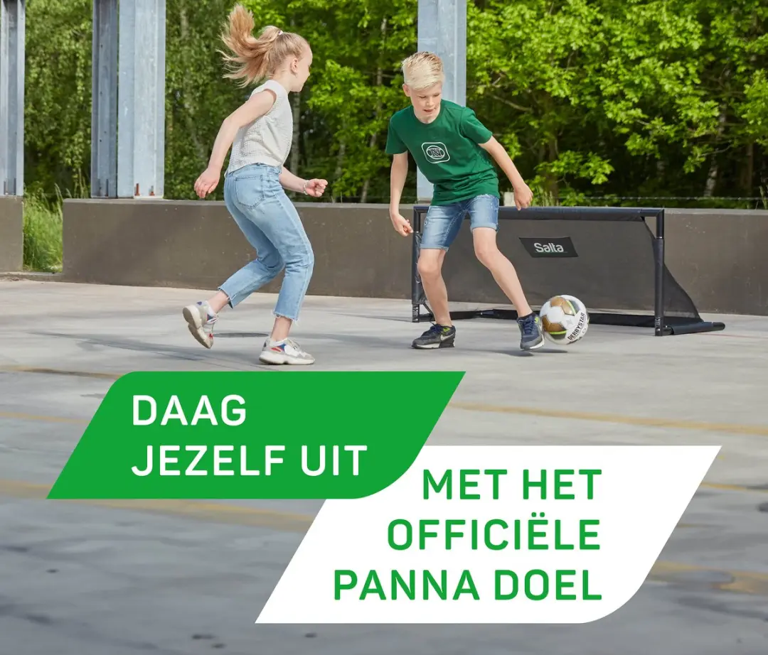 Salta Techniq Voetbaldoel 150x60x60cm - Panna formaat - Zwart