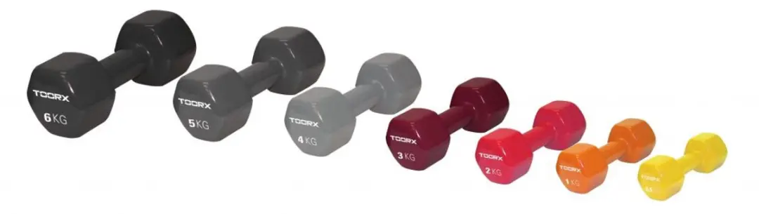 Toorx Vinyl Dumbbell 0,5 kg - Geel