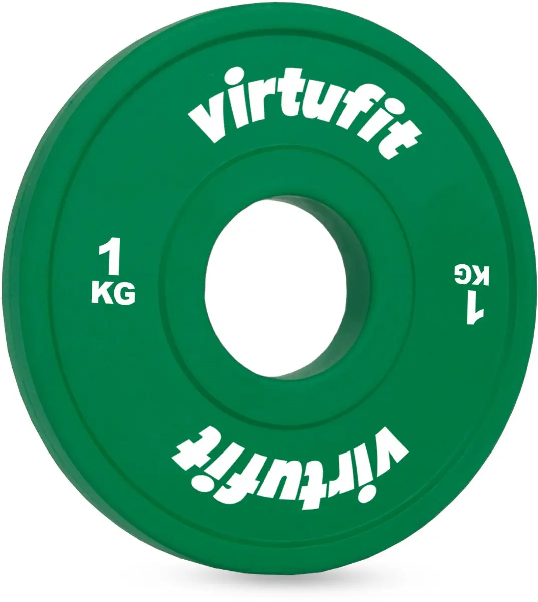Virtufit Olympische Halterschijf 1 kg - Groen
