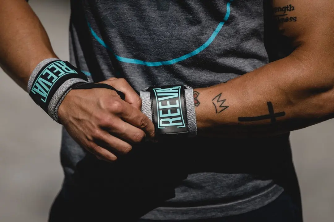 Reeva Wrist Wraps - 2 Stuks - Blauw/Grijs