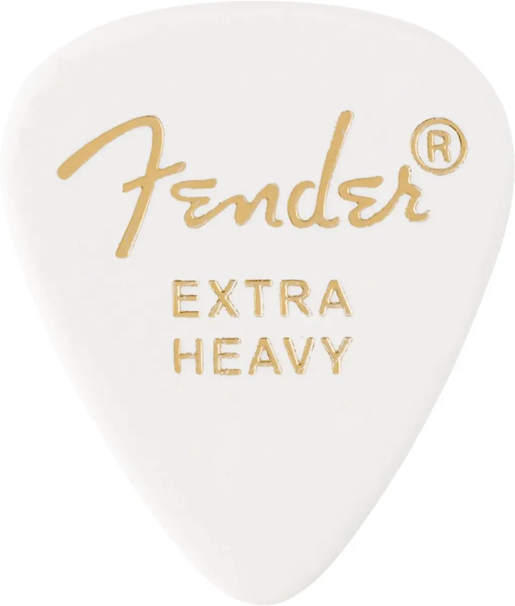 Fender Picks 351 White Extra Heavy Plectrumset