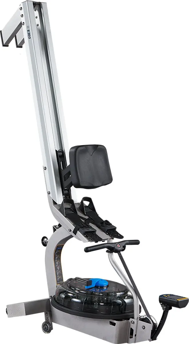 Fluid Rower Evolution E350 Roeitrainer - Waterweerstand - 10 Niveaus - Zilver