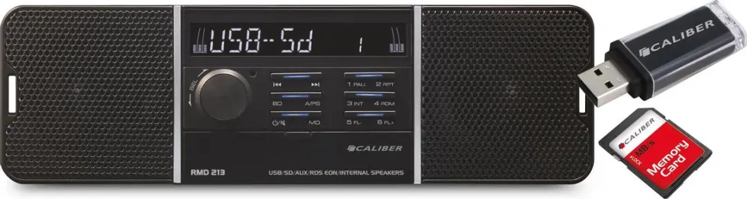 Caliber Autoradio RMD213 1 DIN - 4x75W - Zwart