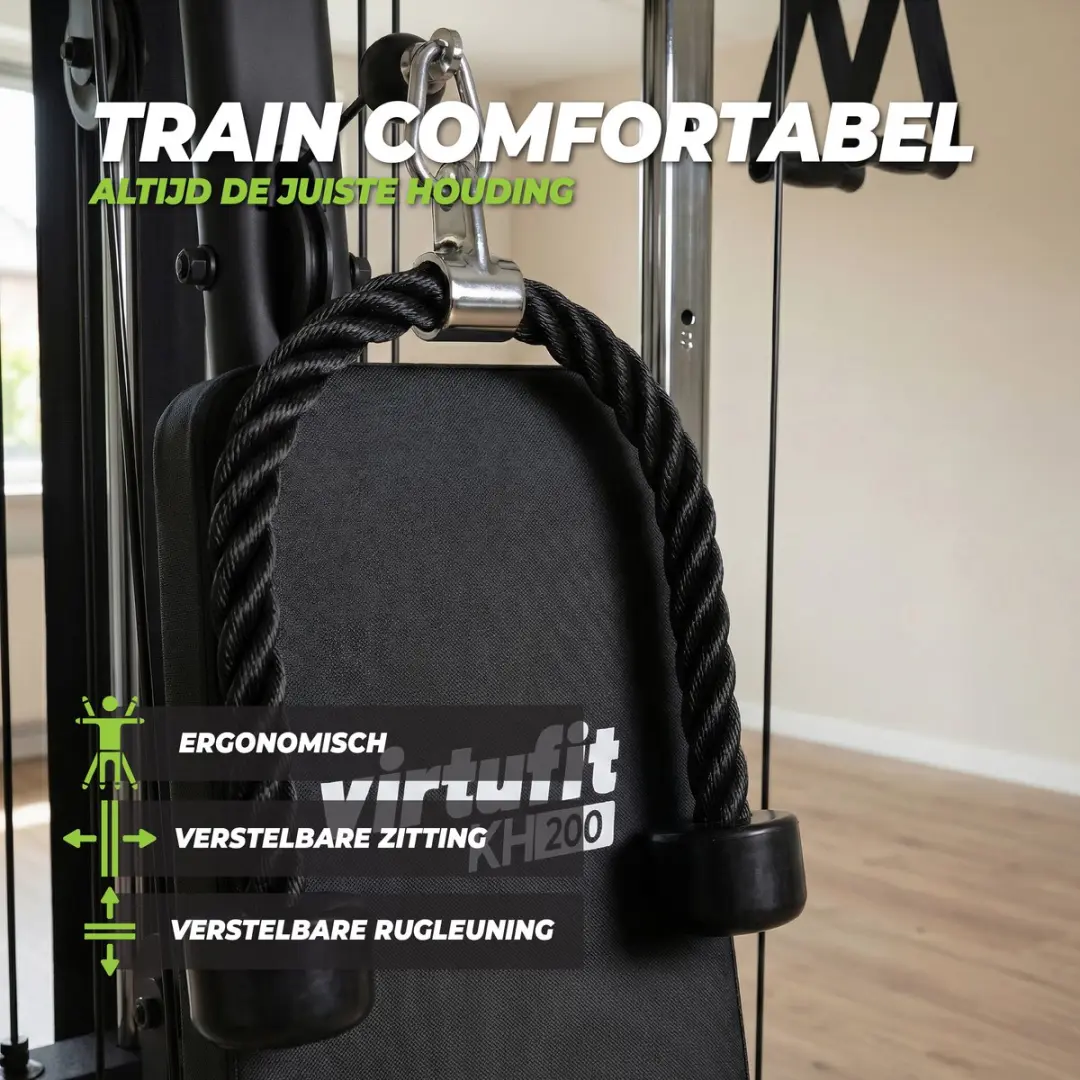 VirtuFit KH200 Krachtstation 80kg - Full Body Homegym