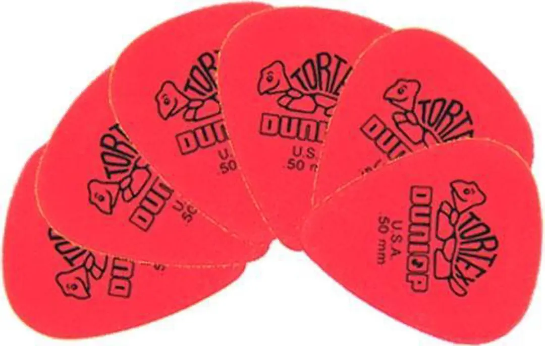 Dunlop Tortex Standard .50 Plectrum - 12 Stuks Rood