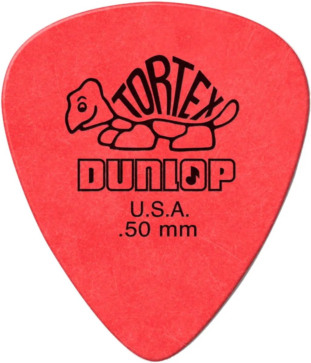 Dunlop Tortex Standard .50 Plectrum - 12 Stuks Rood