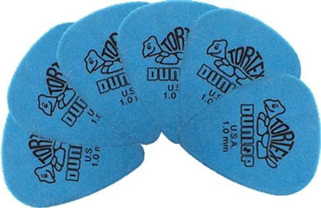 Dunlop Tortex Standard 1.00 Plectrum - 12 Stuks - Blauw