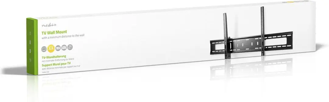 Nedis TVWM2170BK Kantelbare TV-Muurbeugel 75kg - Zwart