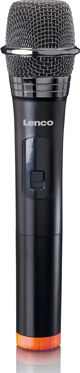 Lenco MCW-011BK Draadloze Microfoon - Zwart - afbeelding 6 van 6