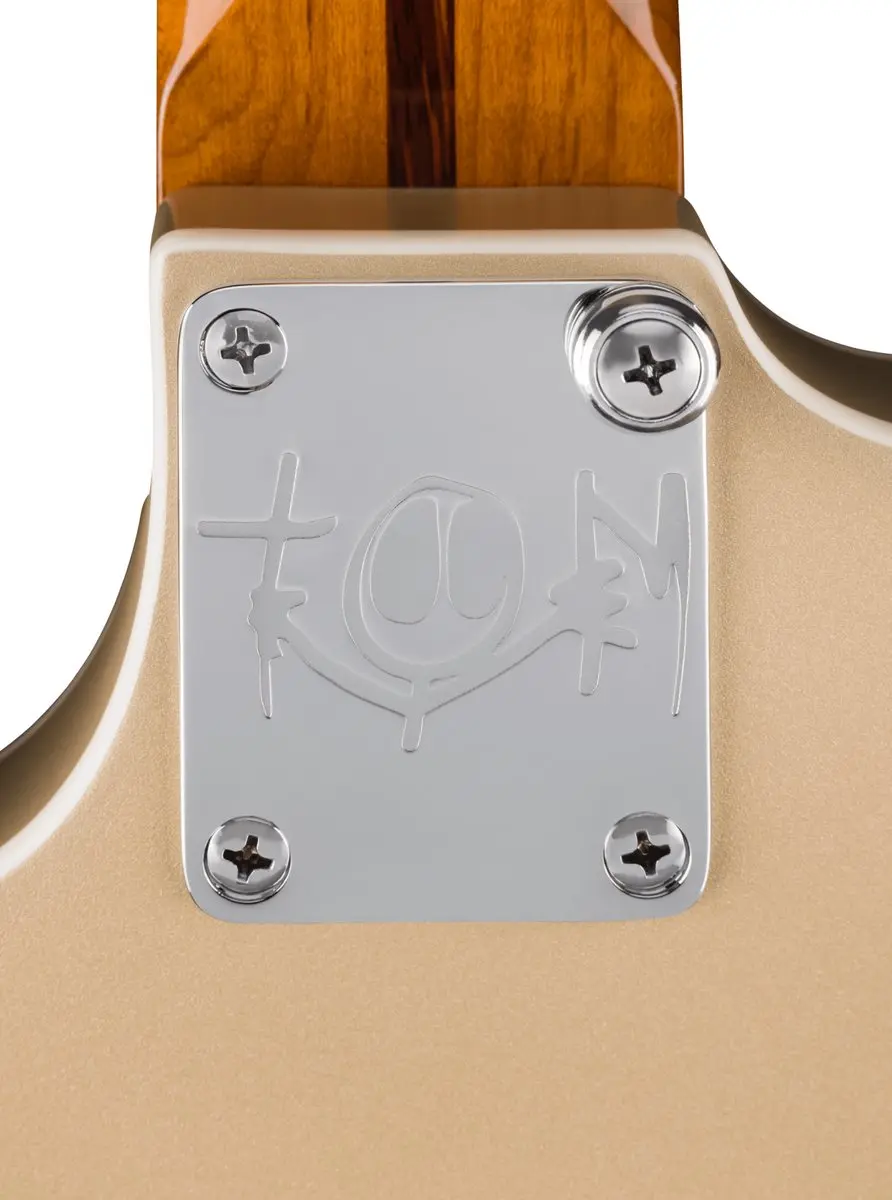 Fender Tom DeLonge Starcaster Elektrische Gitaar - Satin Shoreline Gold