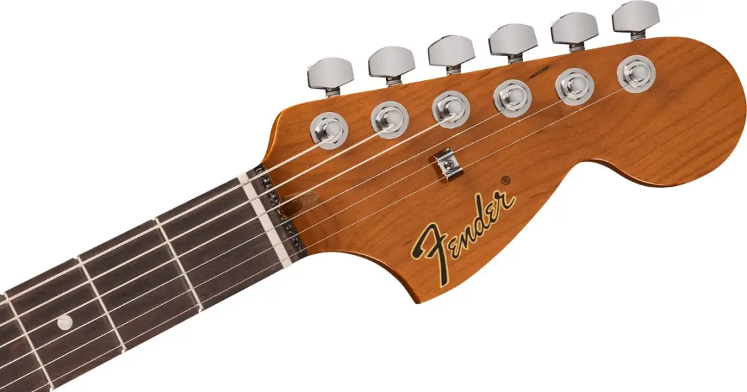 Fender Tom DeLonge Starcaster Elektrische Gitaar - Satin Shoreline Gold