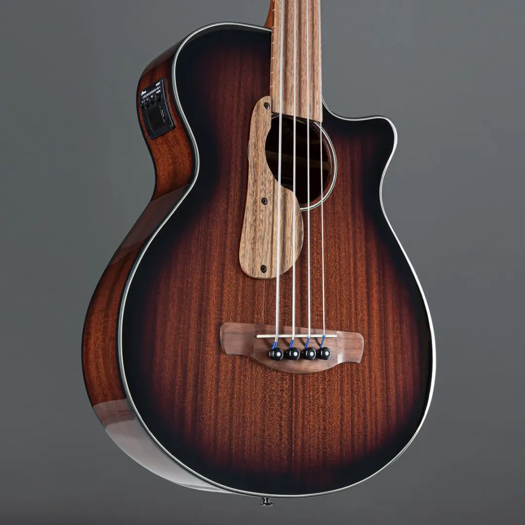 Ibanez AEGB24FE-MHS Akoestische Basgitaar - 24 Frets - Sunburst