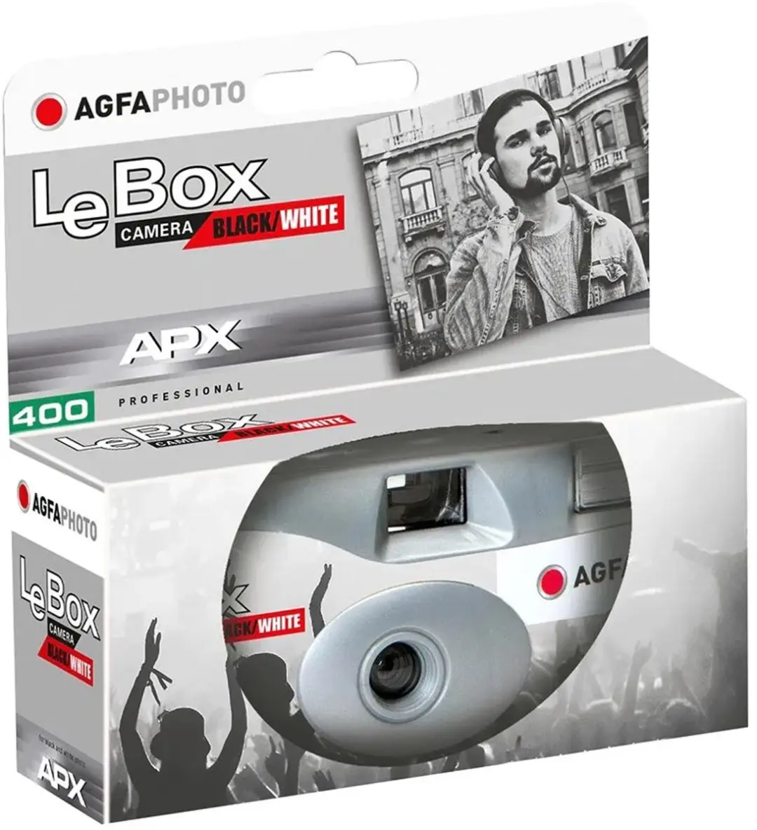 AgfaPhoto LeBox Zwart-Wit Camera - 36 Opnames