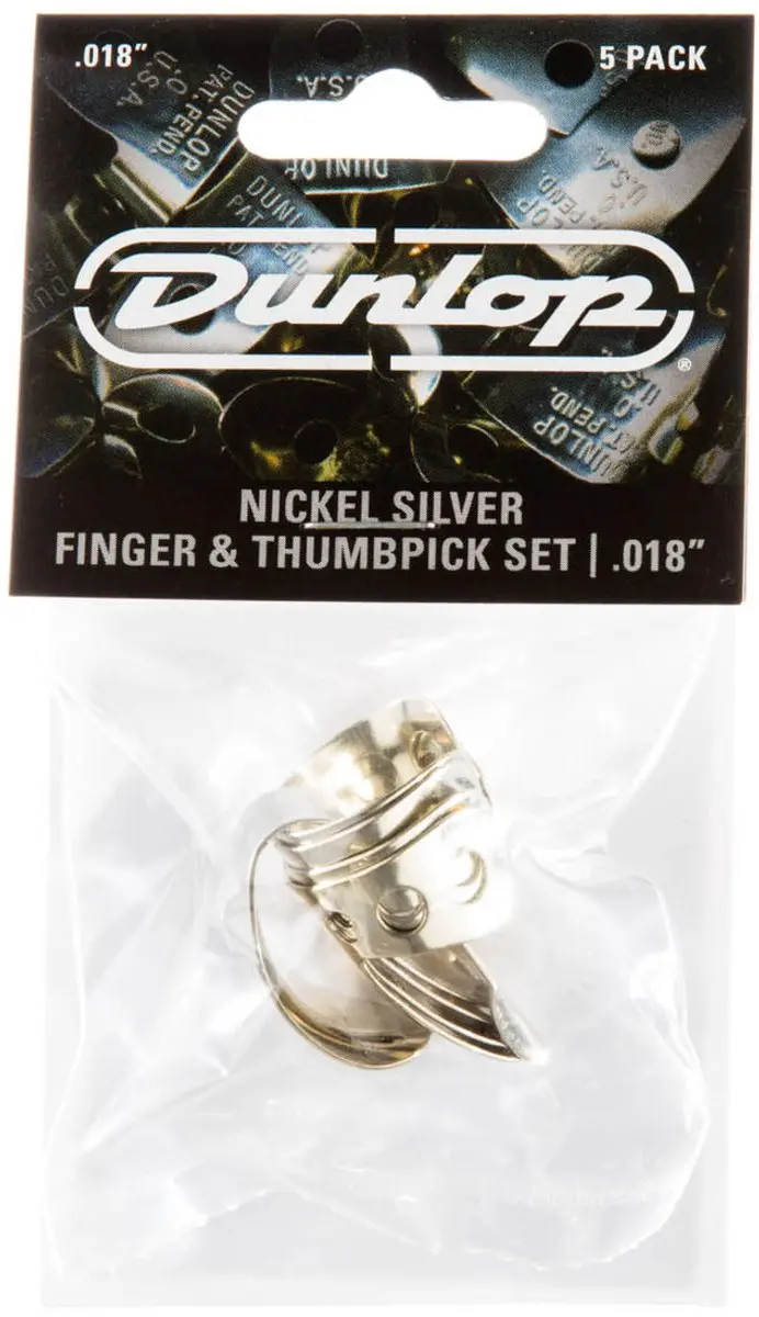 Dunlop Tube Fingerpicks Players Pakket 0,18"