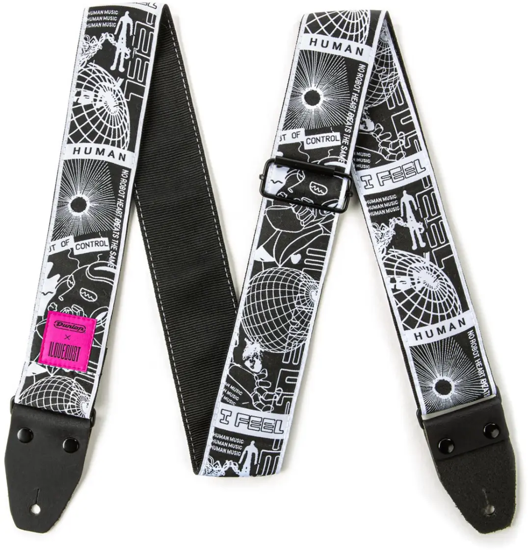 Dunlop ILD11 ILOVEDUST Robot Heart Gitaarband