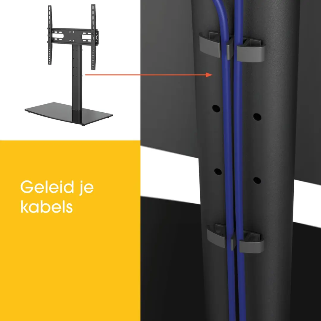 Vogel's MS3085 TV Tafelstandaard - 32-65" - Draaibaar & verstelbaar - Zwart
