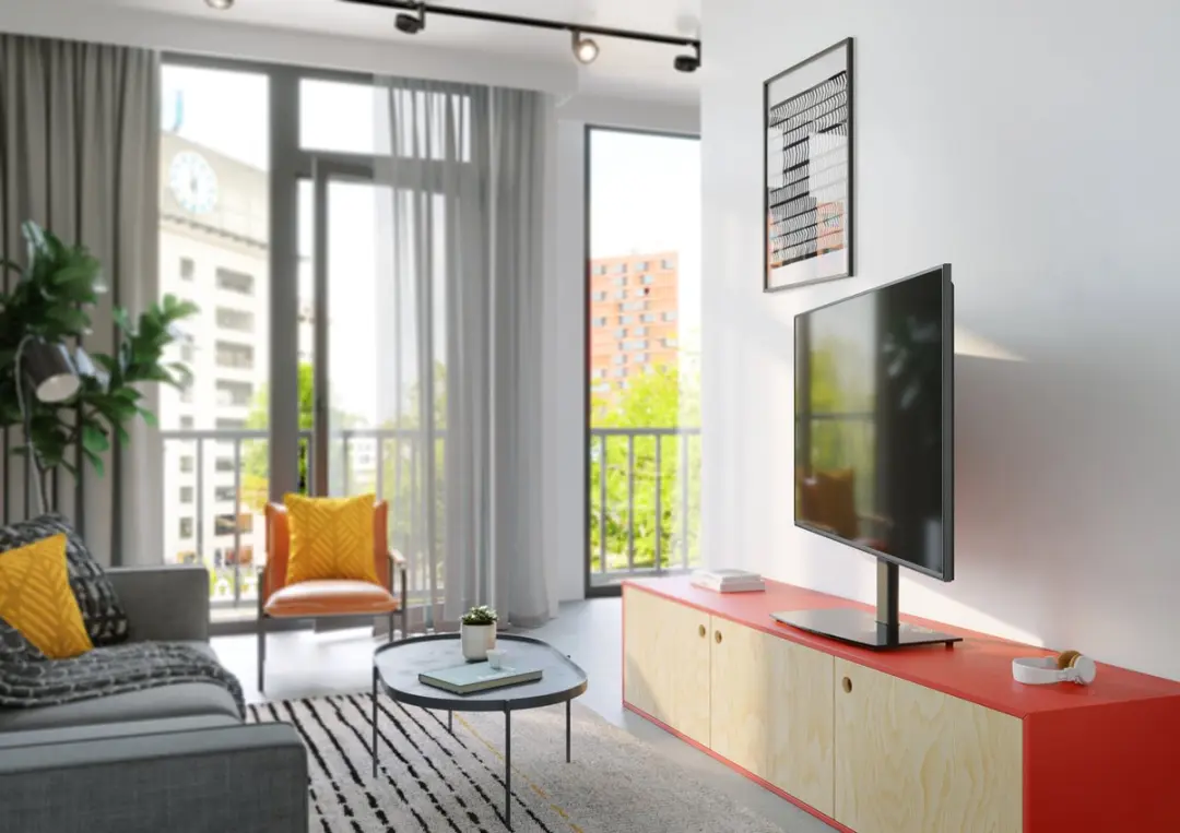 Vogel's MS3085 TV Tafelstandaard - 32-65" - Draaibaar & verstelbaar - Zwart