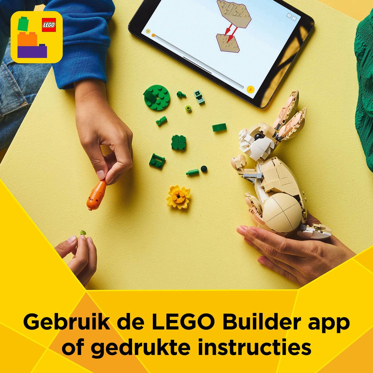 LEGO Creator 3in1 Lief konijn dieren - 31162
