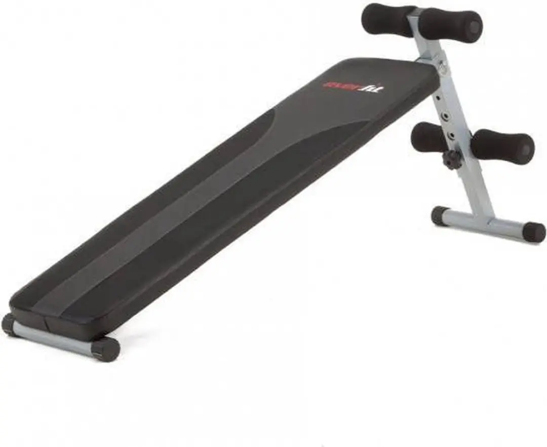 Toorx Everfit WBK-100 Inklapbare Buikspierplank - Grijs/Zwart