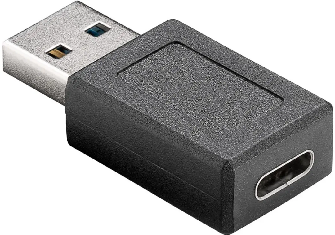 Goobay 45400 USB-C naar USB-A Adapter 5Gbit/s - Zwart