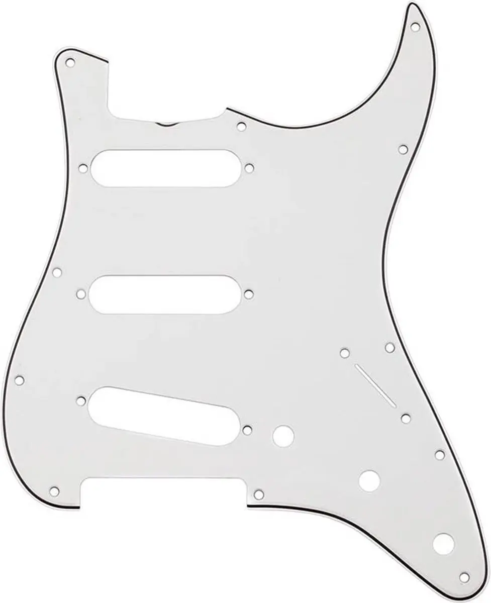 Fender Pure Vintage '65 Stratocaster Pickguard 3-laags Eggshell