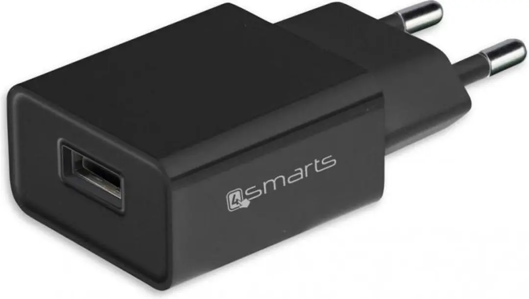 4Smarts 4S465555 Universele Oplader 12W - USB naar Micro USB - Zwart