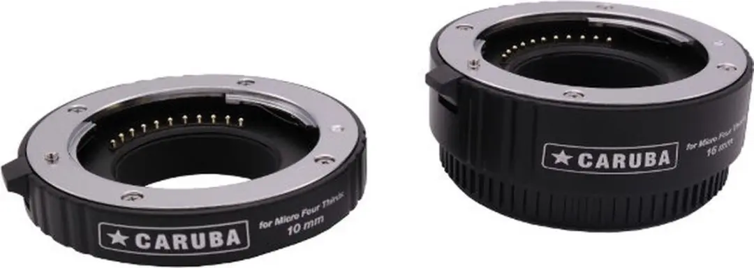 Caruba Extension Tube Set D128642 - Olympus MFT - Macro - Zwart/Zilver