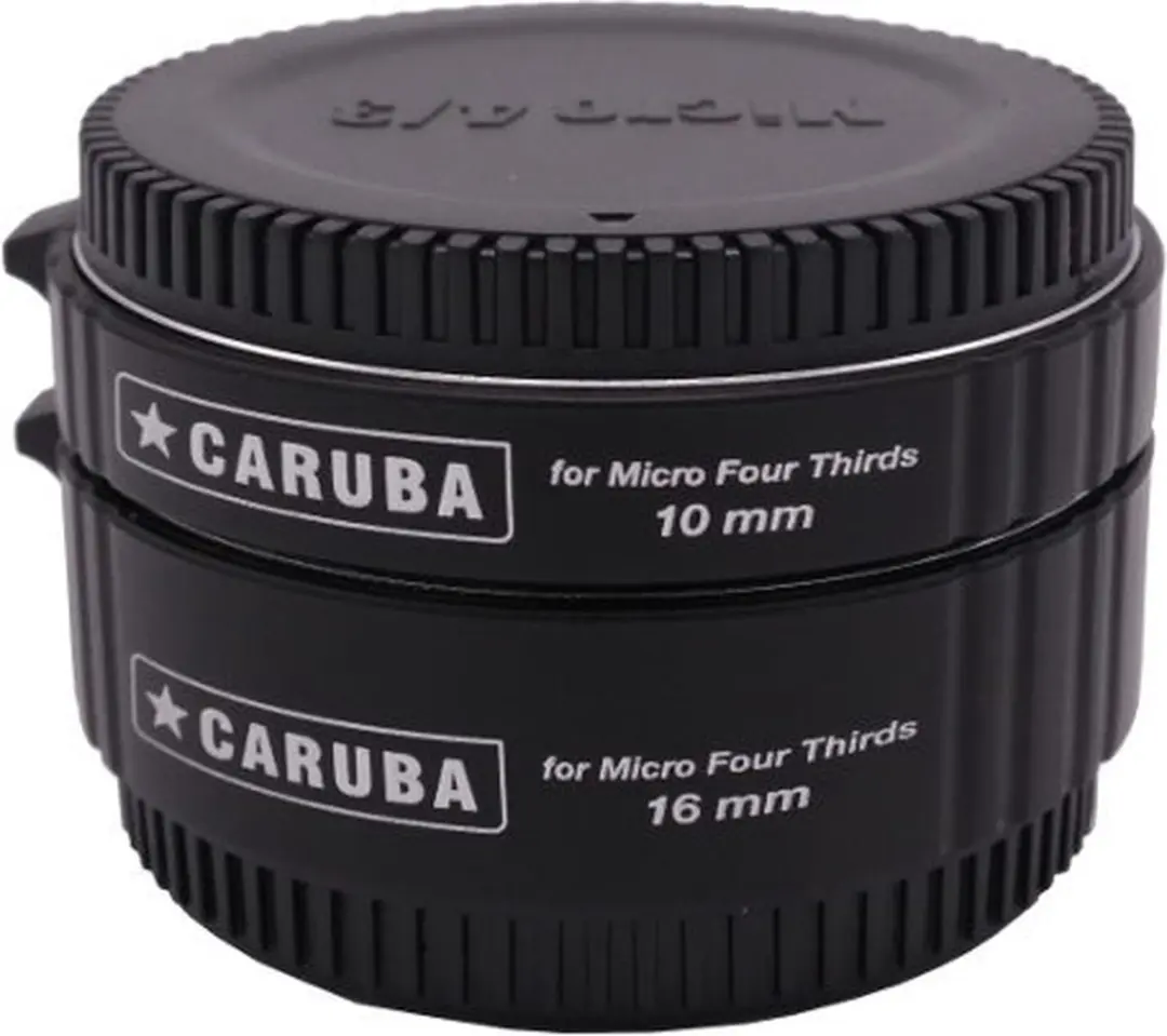 Caruba Extension Tube Set D128642 - Olympus MFT - Macro - Zwart/Zilver