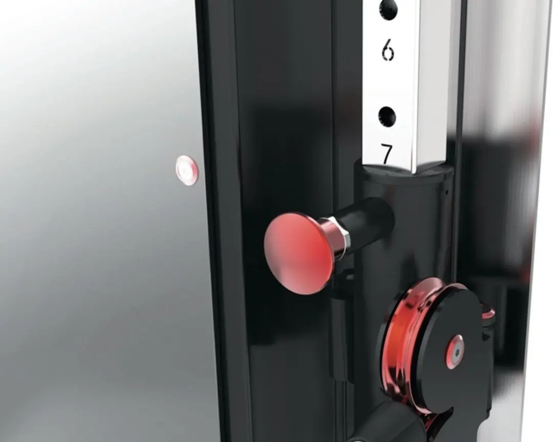 Toorx PRX-3000 Single Pulley - Fitnessapparaat - Zwart/Zilver/Rood