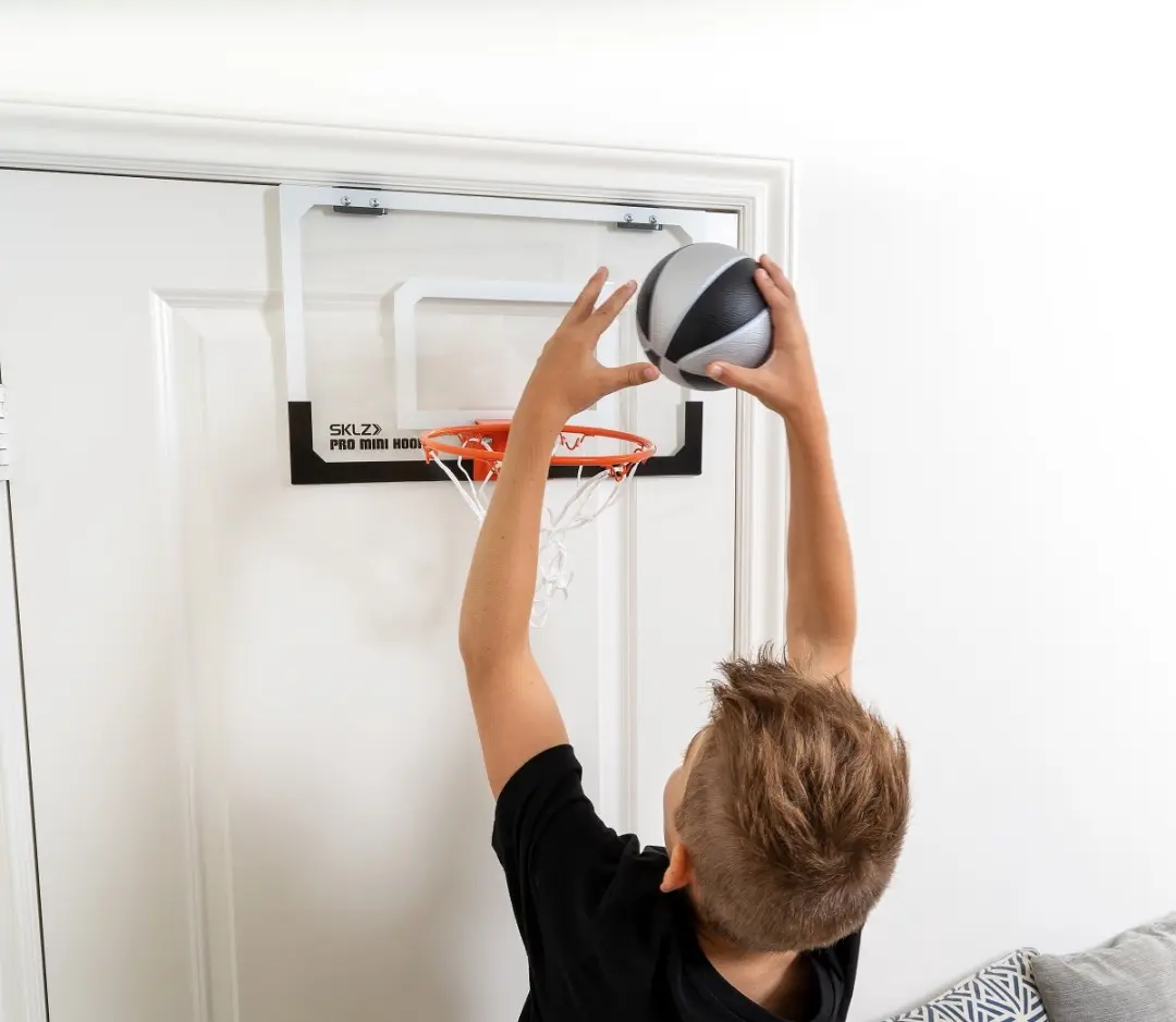 Sklz Pro Mini Hoop Swish Foam Bal - Zwart/Zilver