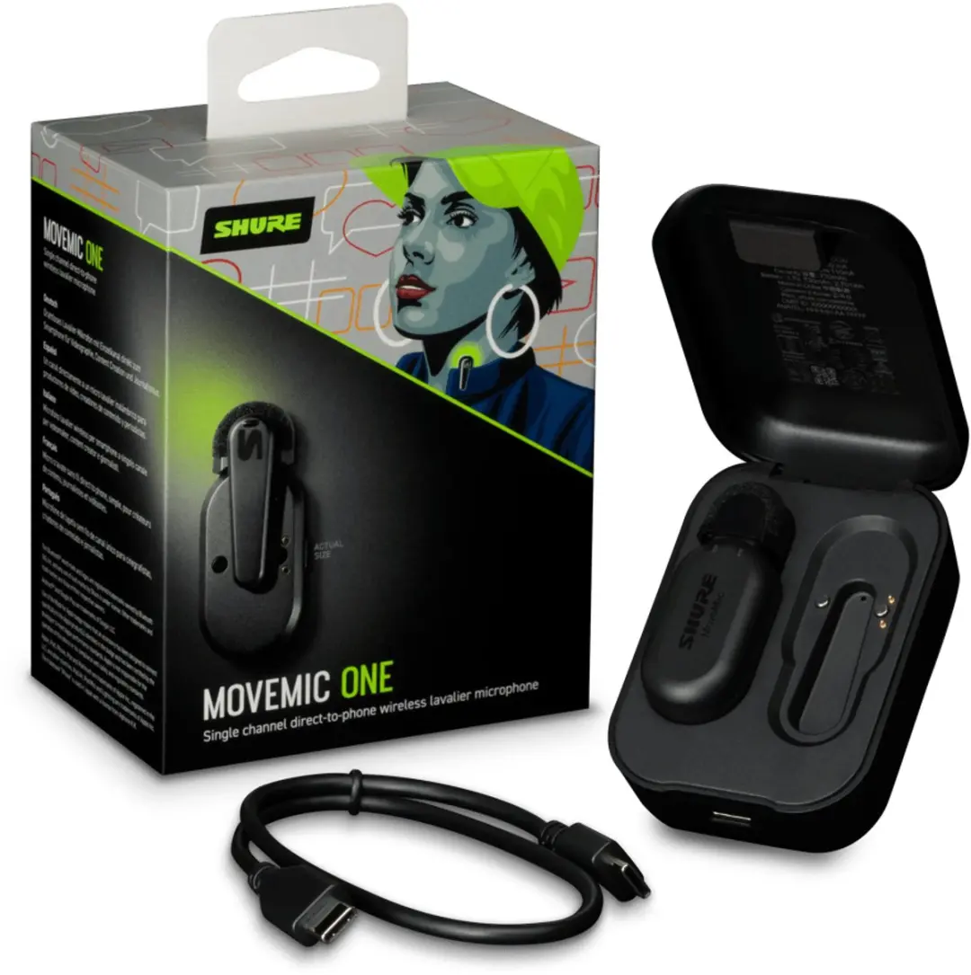 Shure MoveMic One MV-ONE-Z6 Microfoon - Zwart