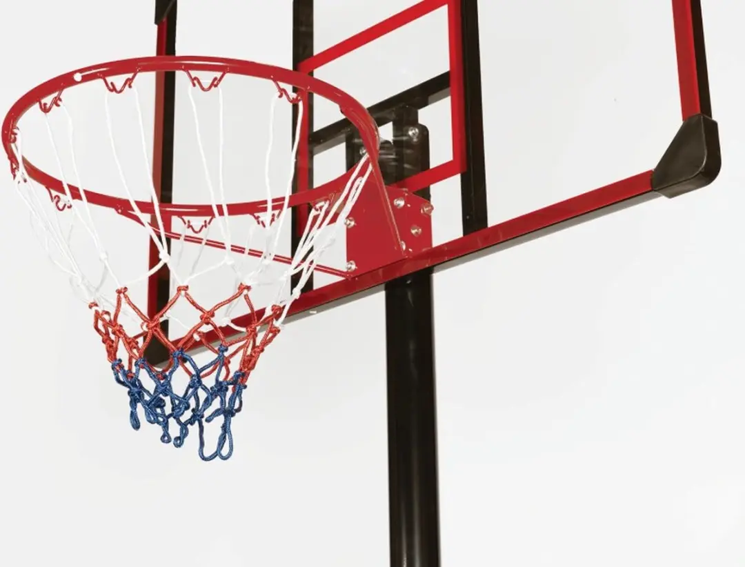 Garlando Houston Basketbalpaal 200-305cm - Verstelbaar - Zwart/Rood