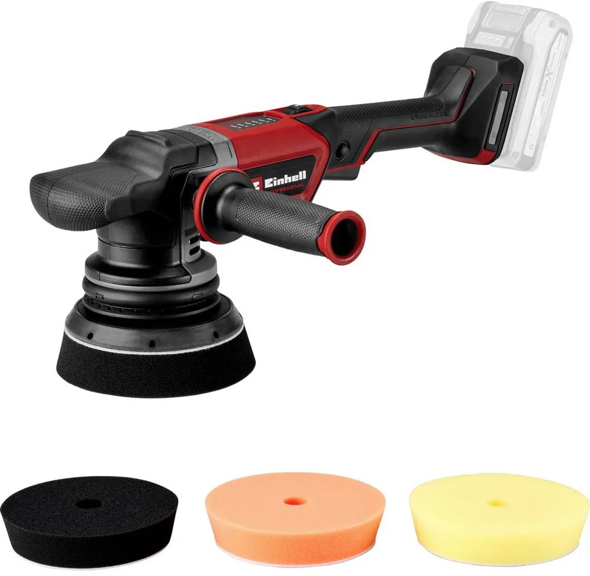 Einhell Professional CP-EP 18/125 Li Accu Excentrische Polijstmachine - 18V - Ø125mm - 3 Polijstpads