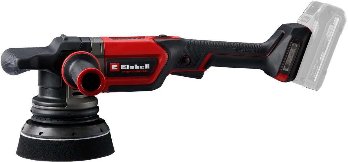 Einhell Professional CP-EP 18/125 Li Accu Excentrische Polijstmachine - 18V - Ø125mm - 3 Polijstpads