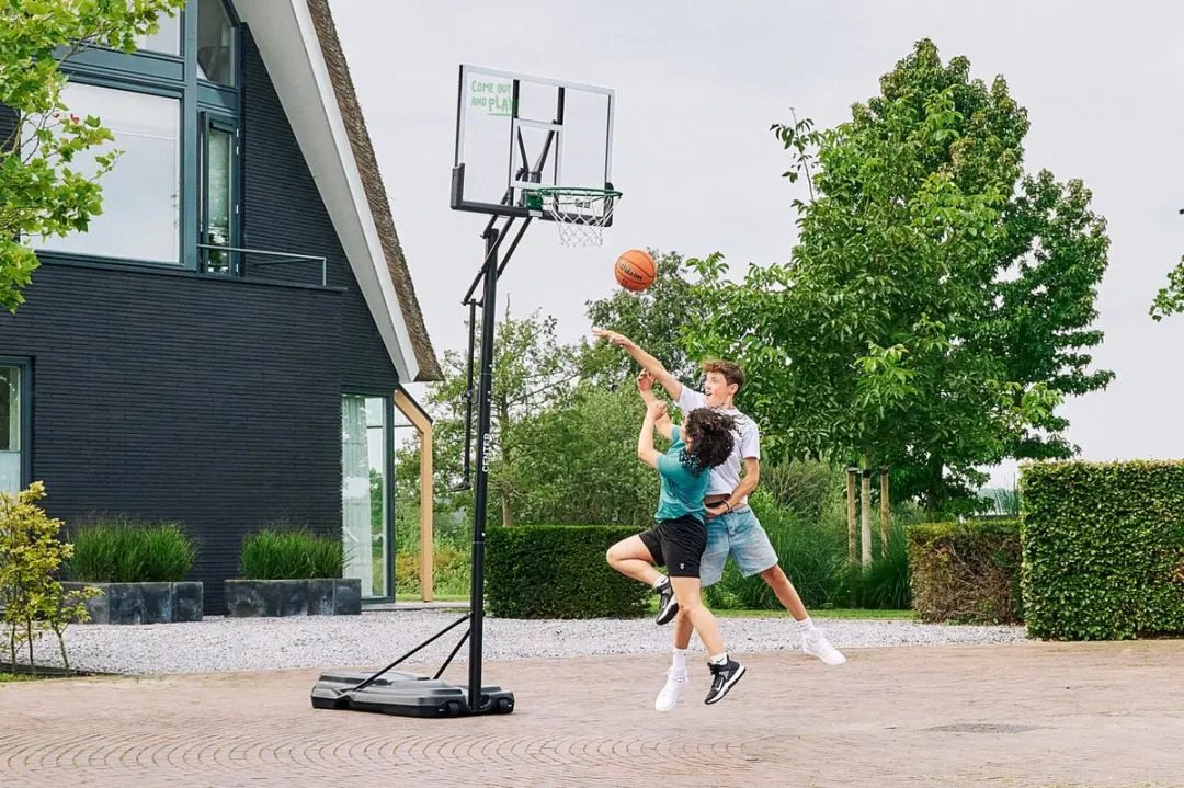Salta Center Basketbalpaal 230-305cm - Verstelbaar - Zwart